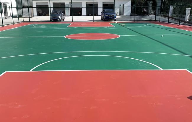 硅PU籃球場(chǎng)地坪