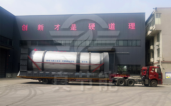 醬油渣烘干機運輸現場(chǎng)
